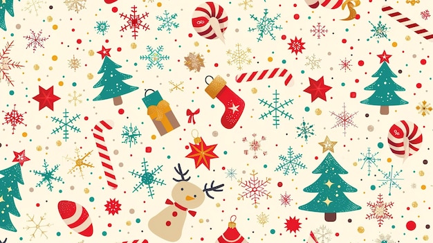 papier peint de style Noël