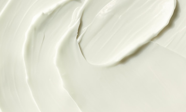 Papier peint à texture crème cosmétique blanche macro lotion de crème lubrifiant tache ou maquillage échantillon