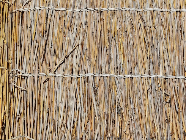 Le papier peint à texture paille. Contexte