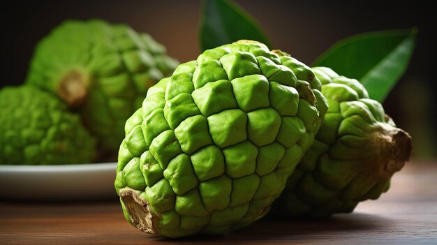 Le papier peint UHD de la pomme de sucre connue de Sweetsop