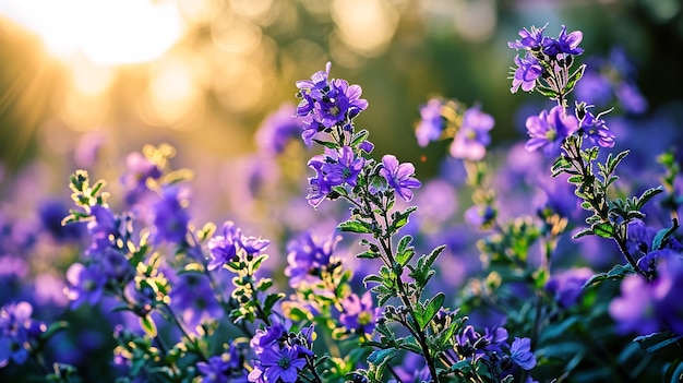 le papier peint violet flowe HD 8K Stock photographique