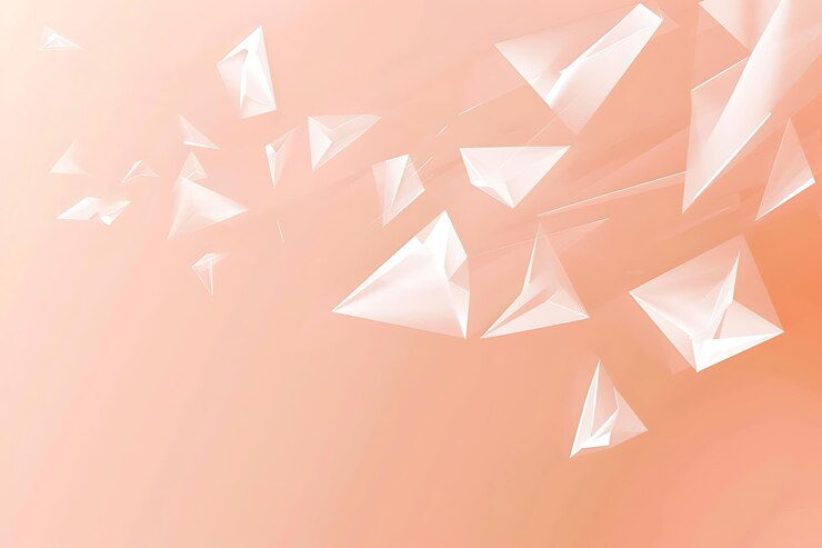 Photo papier rose en forme de triangle