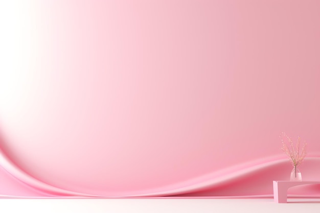 Un papier rose avec une surface blanche