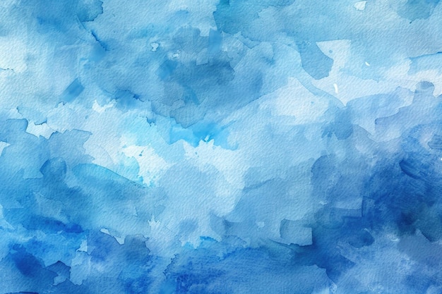 Papier à texture de fond à aquarelle bleu ciel