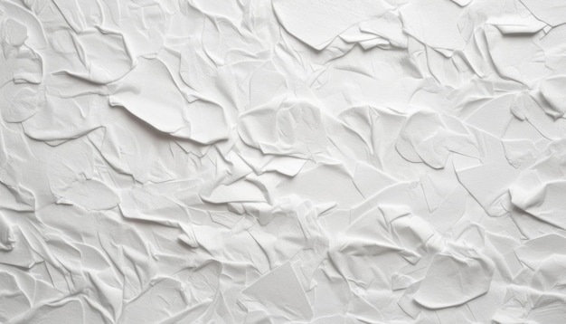 Papier texturé fond blanc et blanc Papier paille Generative Ai