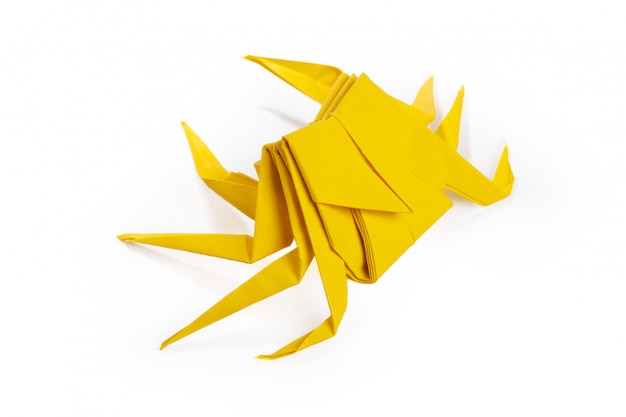 Papiers origami bouchent