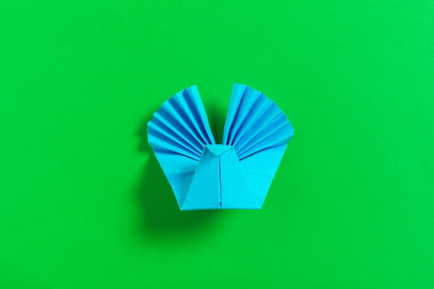 Papiers origami bouchent