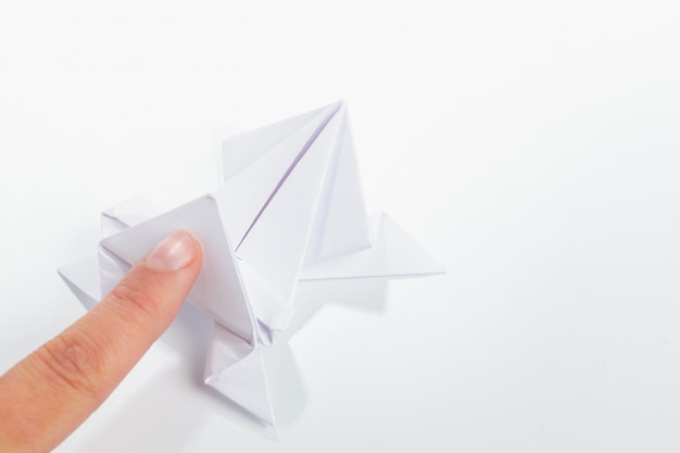 Les papiers d&#39;origami se bouchent