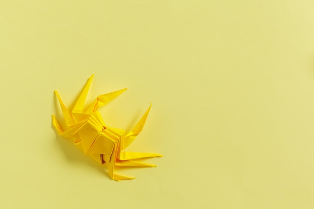 Les papiers d&#39;origami se bouchent