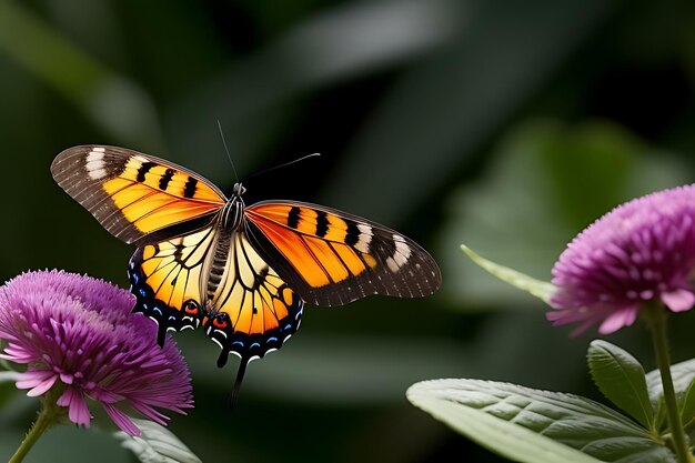 un papillon coloré