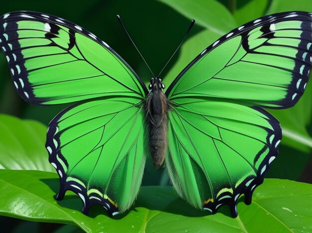 Photo des papillons colorés