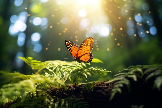 Les papillons en harmonie avec la nature