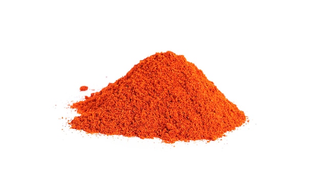 Paprika isolé. Épices.