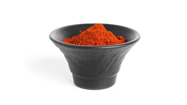 Paprika isolé. Épices.