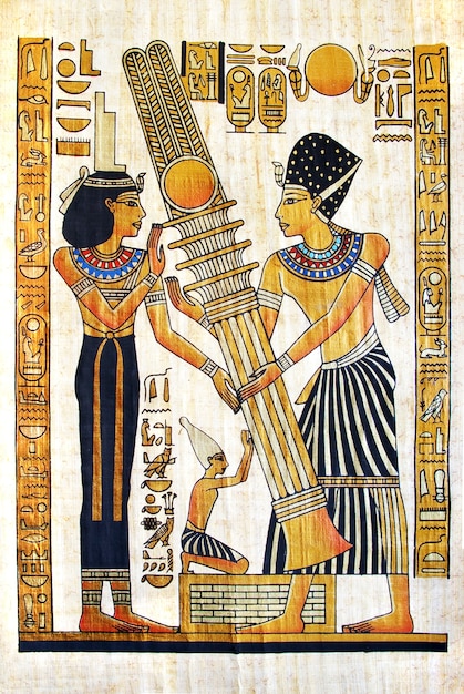 Papyrus traditionnel égyptien