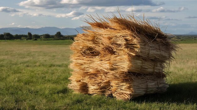 Un paquet de paille