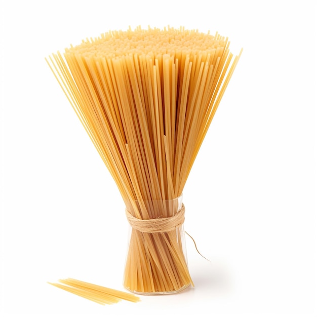 Un paquet de spaghettis secs