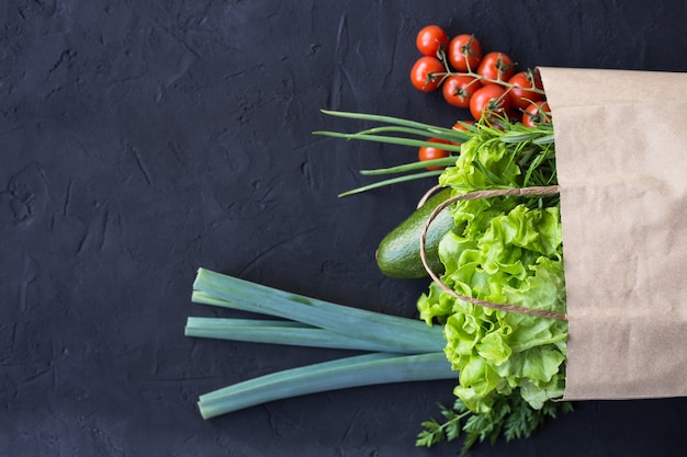 Paquet végétalien de légumes