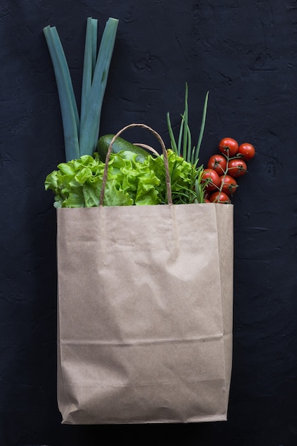 Paquet végétalien de légumes