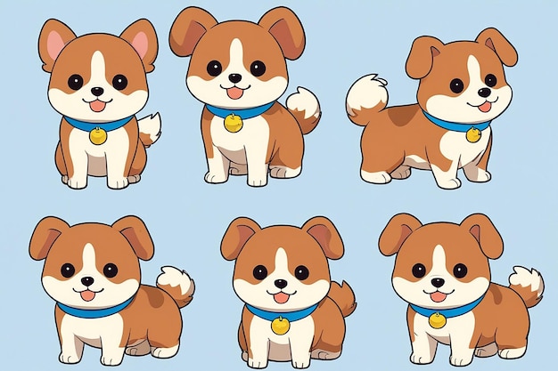 Par défaut, il s'agit d'un clipart ou d'une illustration de ce chien.