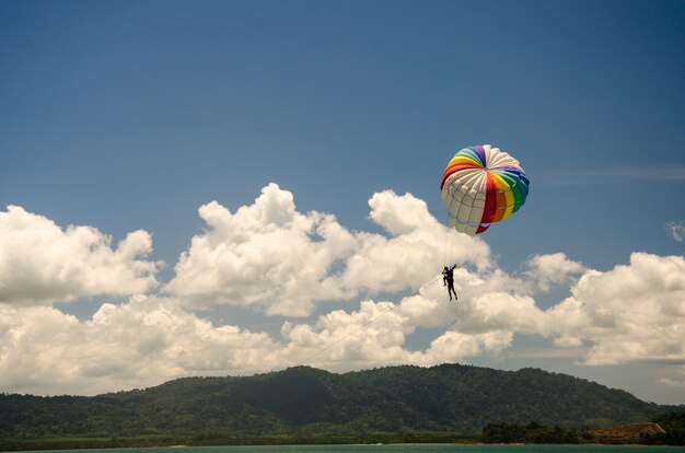 Parachute ascensionnel sportif