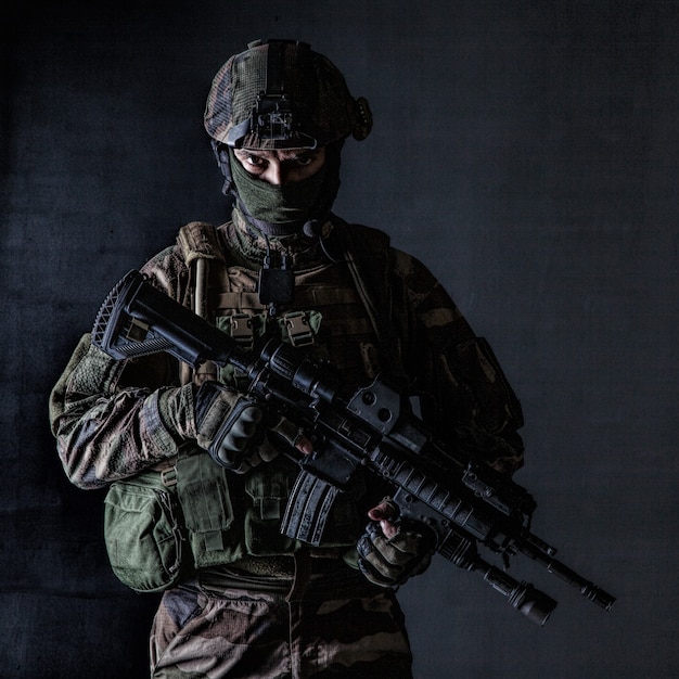 Parachutiste du 1er Régiment de Parachutistes d'Infanterie de Marine RPIMA