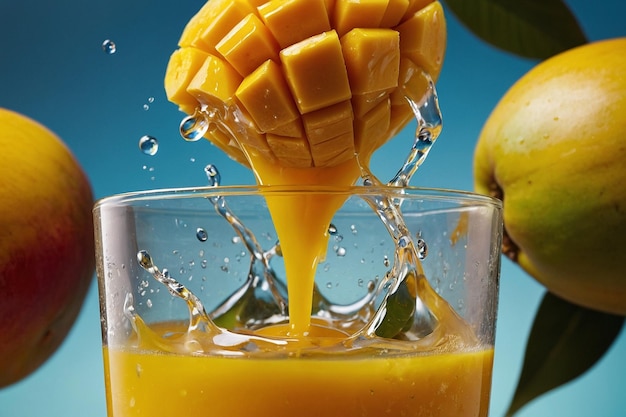 Le paradis du jus de mangue exotique