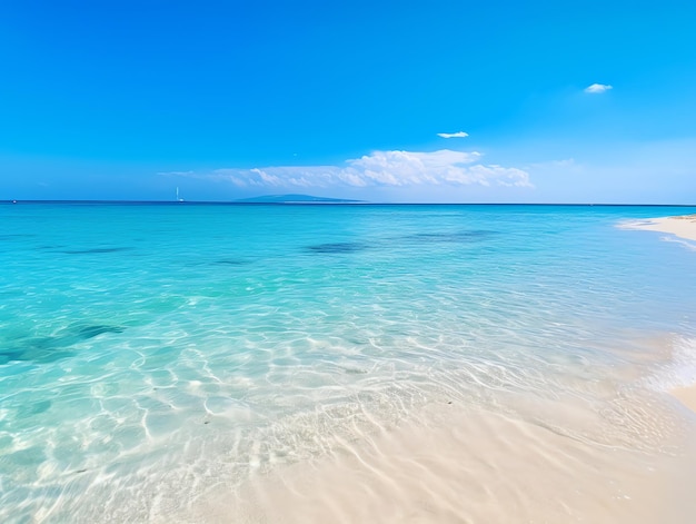 Photo un paradis tropical sur une plage insulaire