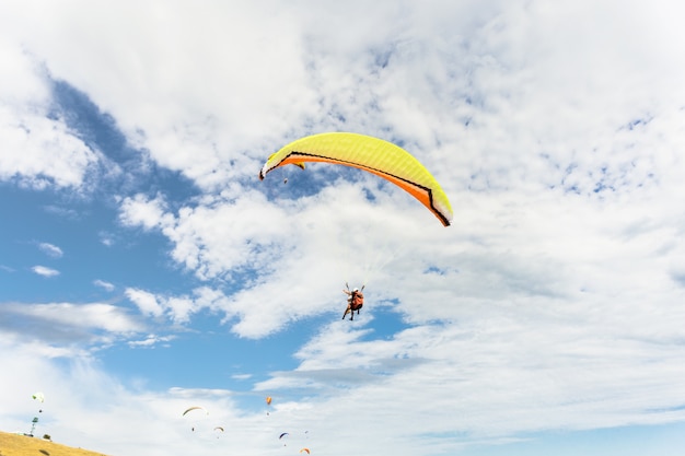 Paraplan voler haut