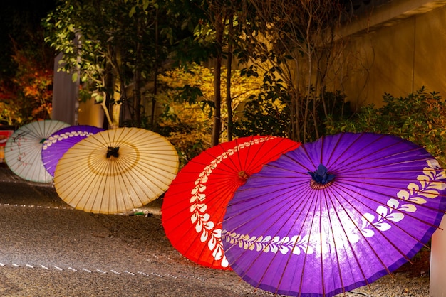 Parapluie japonais à Kyoto Japon Image de la culture japonaise