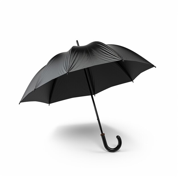 Photo un parapluie noir ouvert