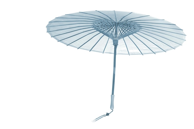 Un parapluie transparent avec le mot parapluie dessus