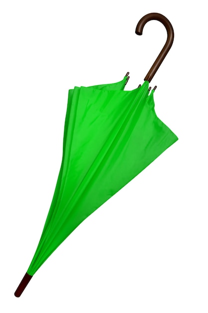 Parapluie vert isolé