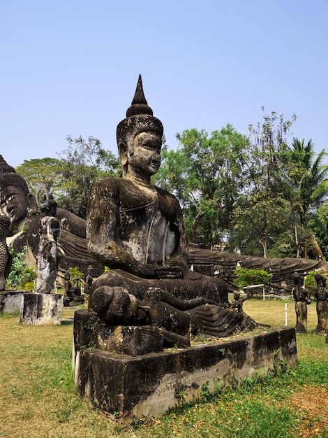 Parc de Bouddha à Vientiane Laos