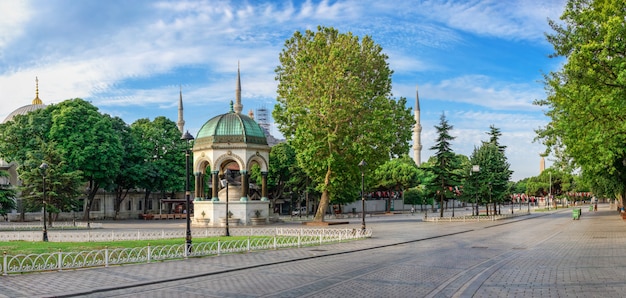 Parc du Sultan Ahmed à Istanbul, Turquie