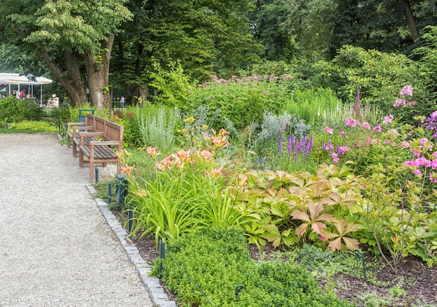 Parc des jardins Bernardine au centre de Vilnius