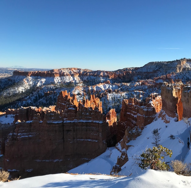 Parc national de Bryce Canyon en hiver