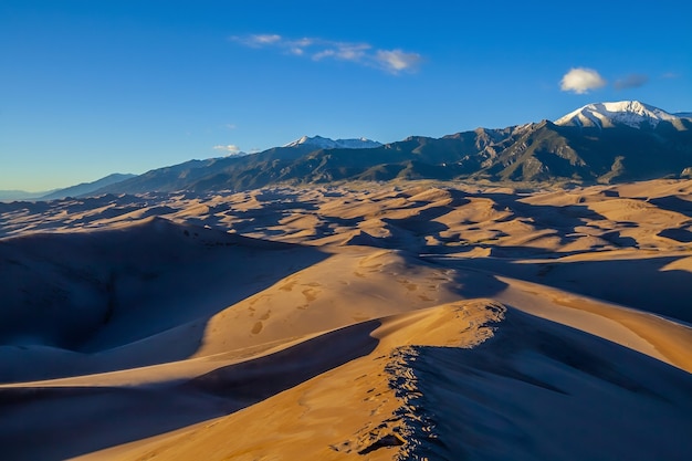 Parc national des Great Sand Dunes dans le Colorado, États-Unis