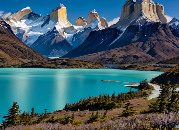 Photo parc national torres del paine chili