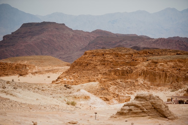 Parc naturel de Timna dans le désert du sud d'Israël.