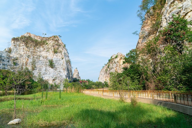 Parc de pierres de Khao Gnu en Thaïlande