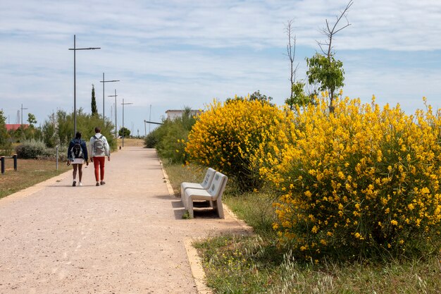 Parc urbain dans la ville de Faro