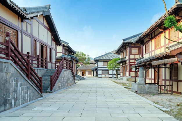 Parc de la ville antique de Qin et Han, Guizhou, Chine.