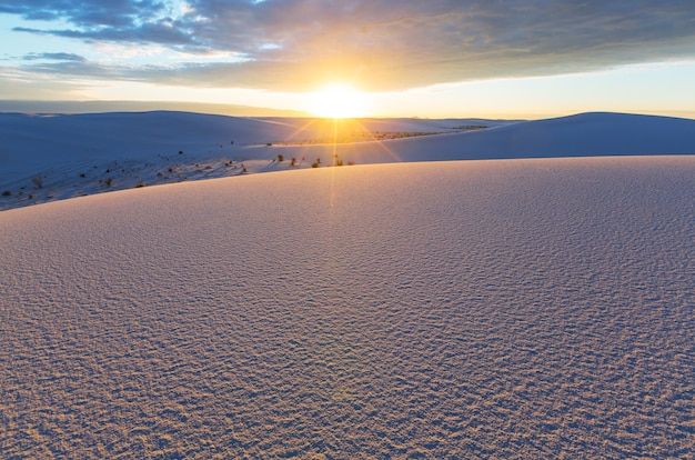 Parc de White Sands aux États-Unis