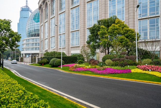 Parcours de remise en forme dans le parc du Bund Plaza à Shanghai, Chine