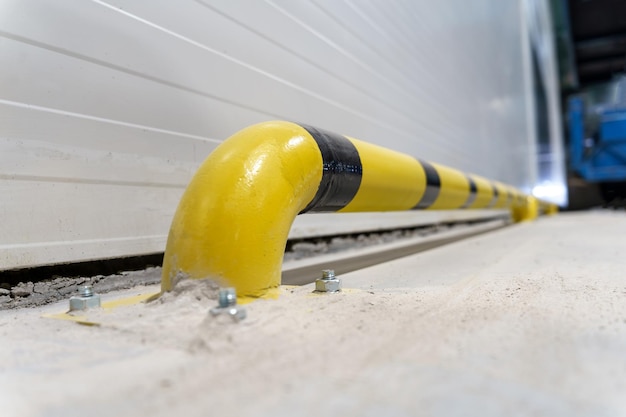 Pare-chocs métalliques pour la protection des murs, colonnes et structures d'entrepôt