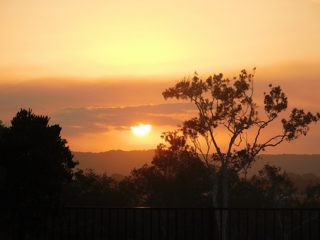 Parfait coucher de soleil