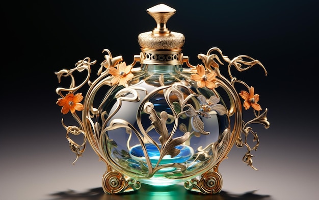 Parfum Le flacon de parfum en verre complexe