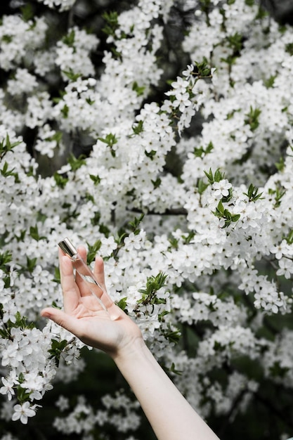 le parfum de fleurs