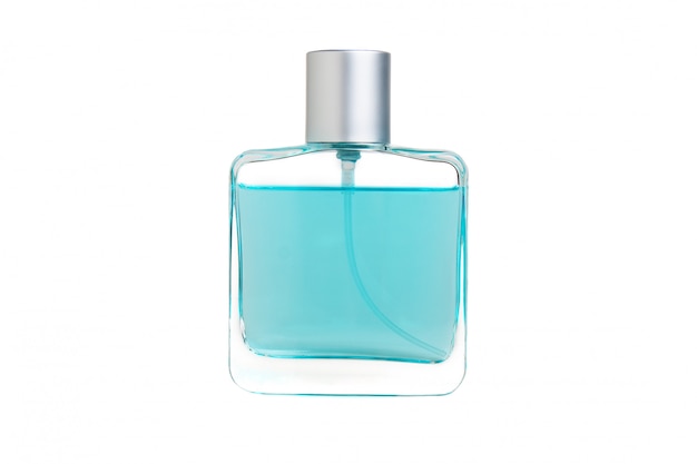 Parfum isolé sur fond blanc